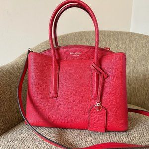 Kate Spade Cross Body Handbag Margaux Hitchili Red